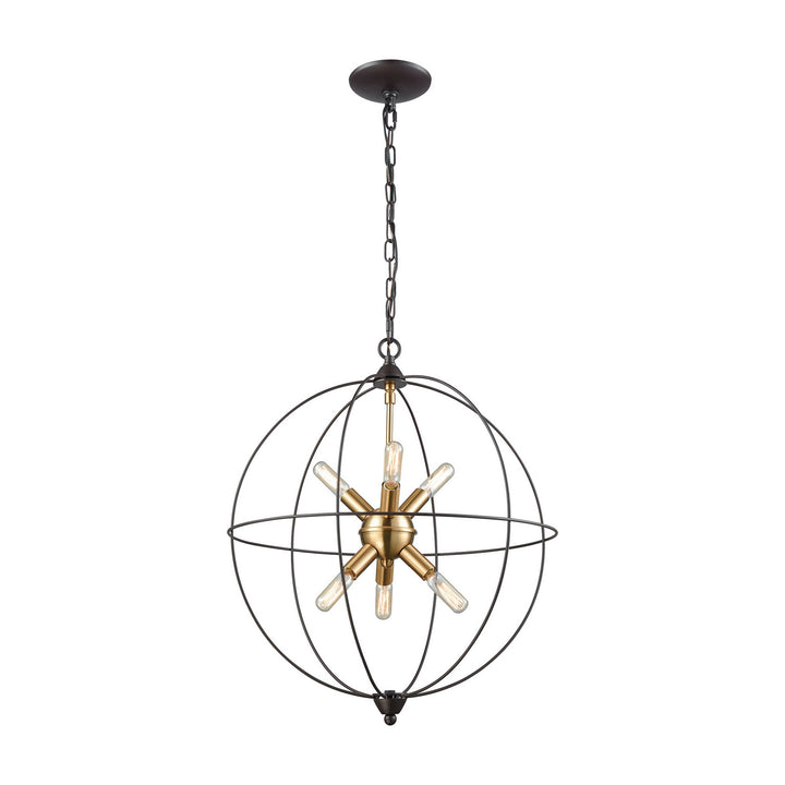 Elk Loftin 14511/6 Pendant Light - Oil Rubbed Bronze