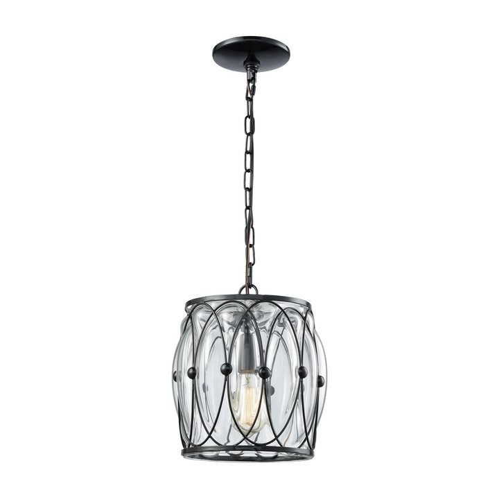 Elk Adriano 14520/1 Pendant Light - Gloss Black