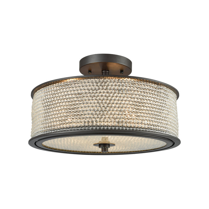Elk Glass Beads 15970/3 Ceiling Light - Oil Rubbed Bronze