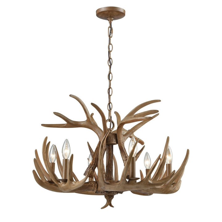 Elk Elk 16315/6 Chandelier Light - Wood Tone