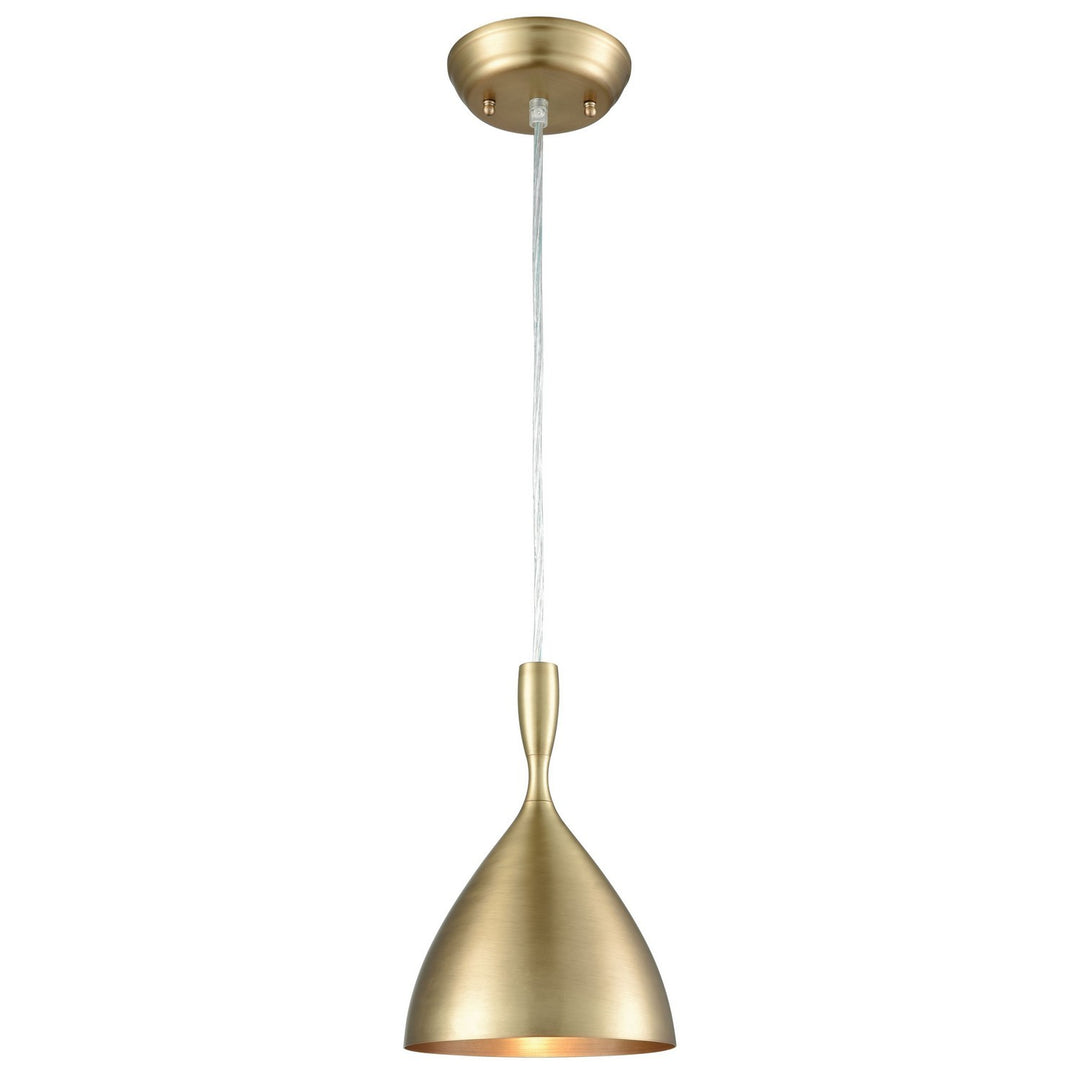 Elk Spun Aluminum 17092/1FB Pendant Light - French Brass