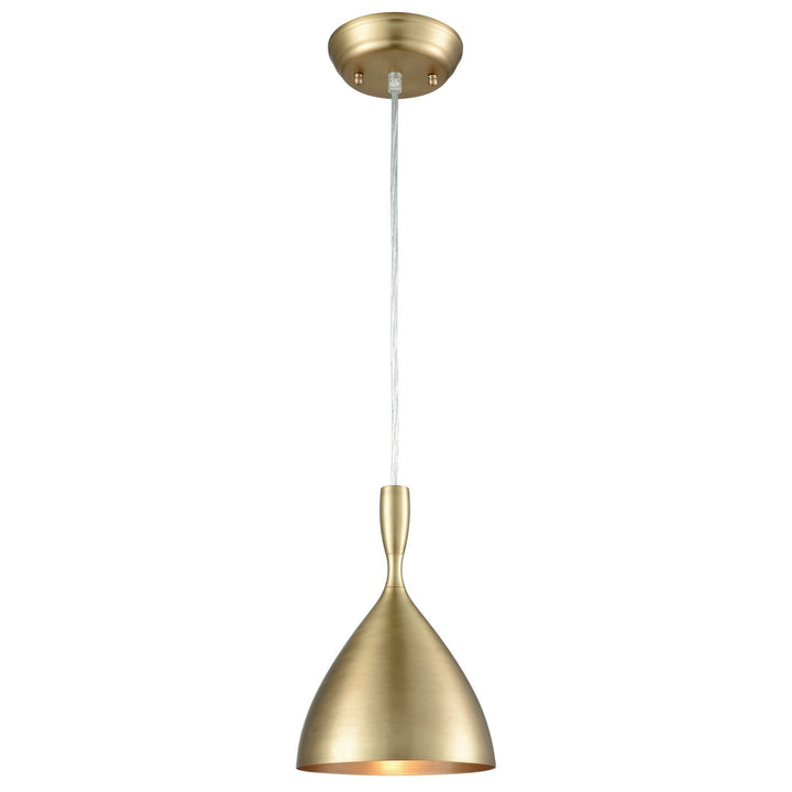 Elk Spun Aluminum 17092/1FB Pendant Light - French Brass
