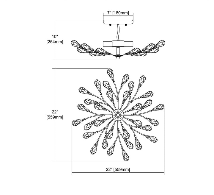 Elk Crislett 18241/4 Ceiling Light - Sunglow Bronze