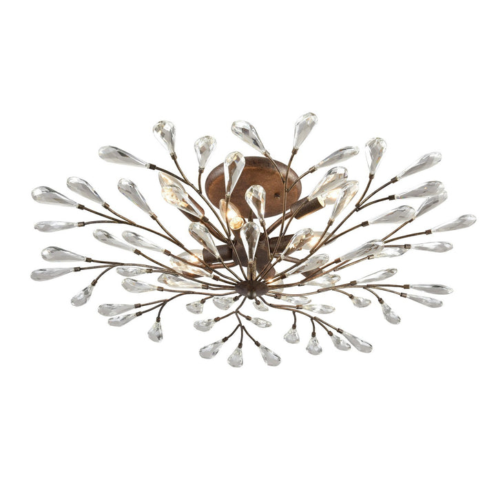 Elk Crislett 18242/8 Ceiling Light - Sunglow Bronze