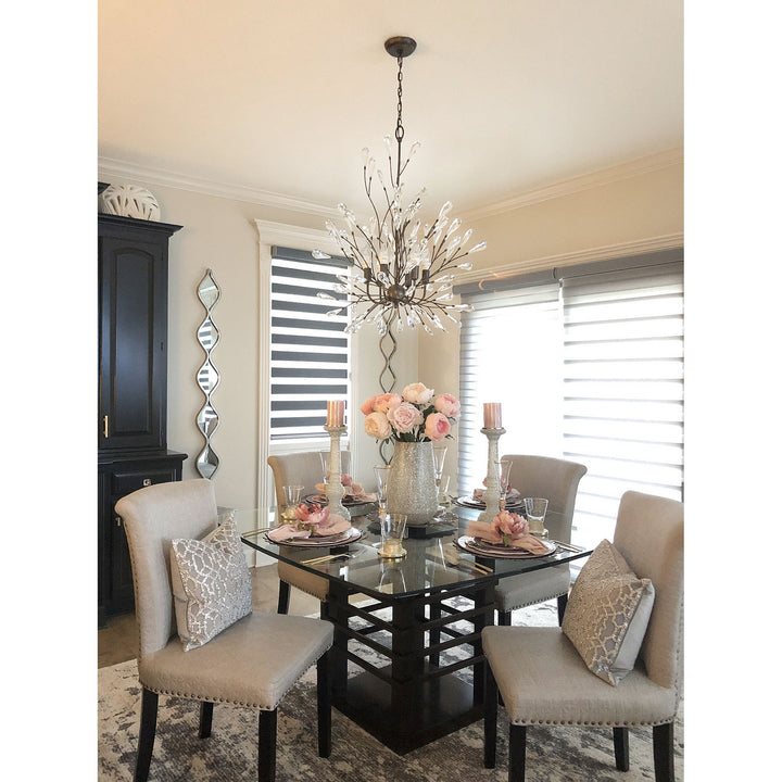 Elk Crislett 18243/6 Chandelier Light - Sunglow Bronze