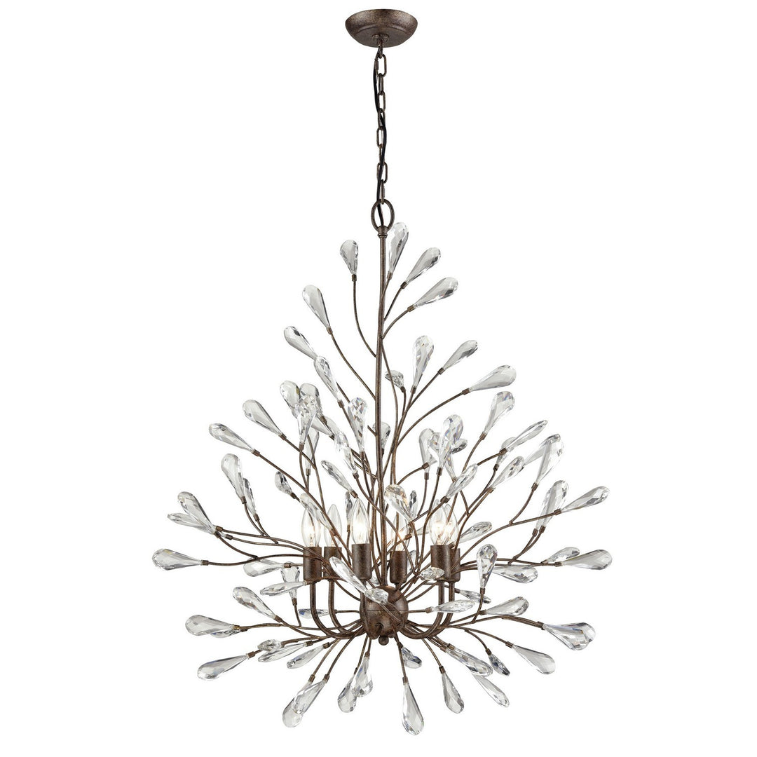 Elk Crislett 18243/6 Chandelier Light - Sunglow Bronze