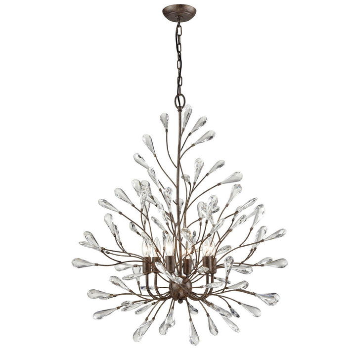 Elk Crislett 18243/6 Chandelier Light - Sunglow Bronze