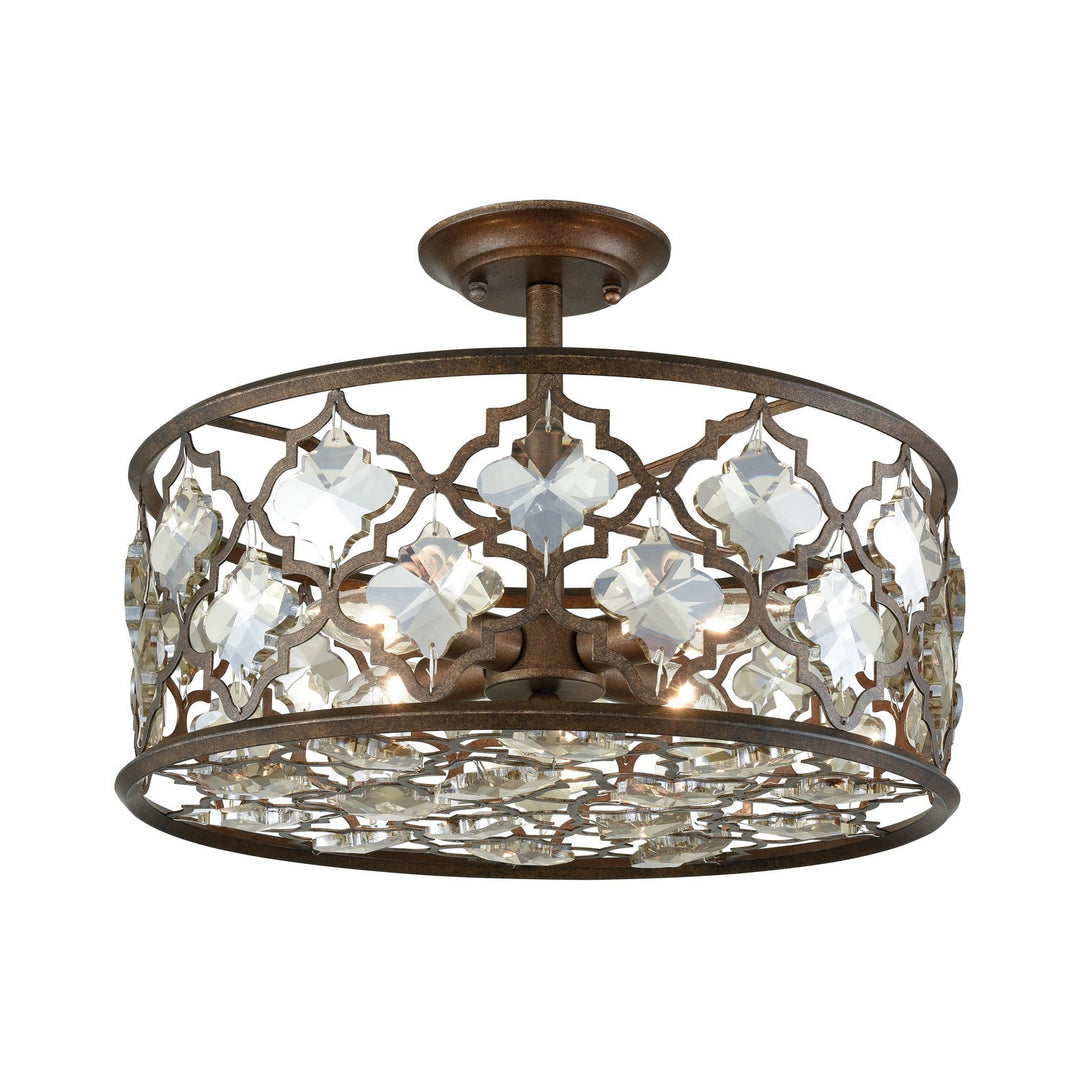 Elk Armand 31092/4 Ceiling Light - Weathered Bronze