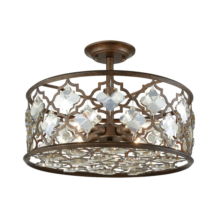 Elk Armand 31092/4 Ceiling Light - Weathered Bronze