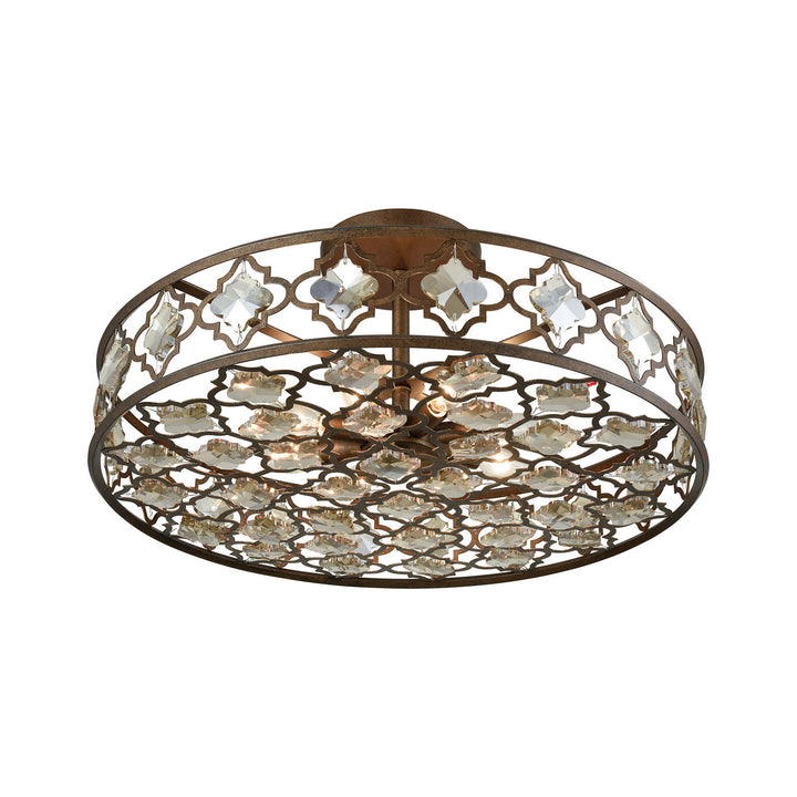Elk Armand 31093/8 Ceiling Light - Weathered Bronze