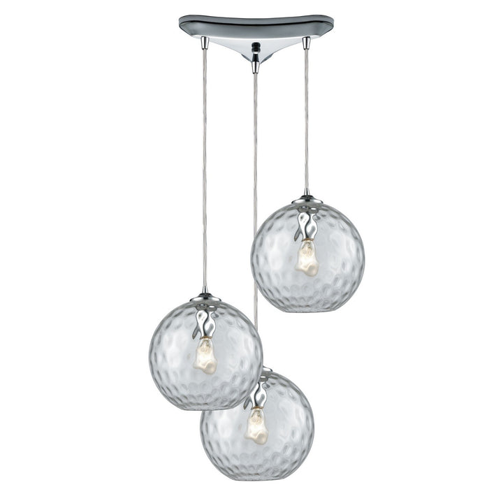 Elk Watersphere 31380/3CLR Pendant Light - Polished Chrome