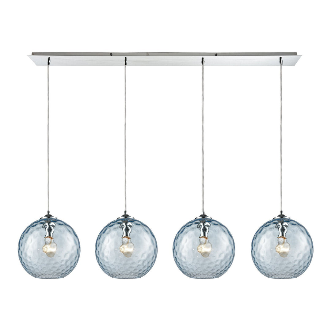 Elk Watersphere 31380/4LP-AQ Pendant Light - Polished Chrome