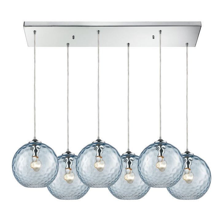 Elk Watersphere 31380/6RC-AQ Pendant Light - Polished Chrome