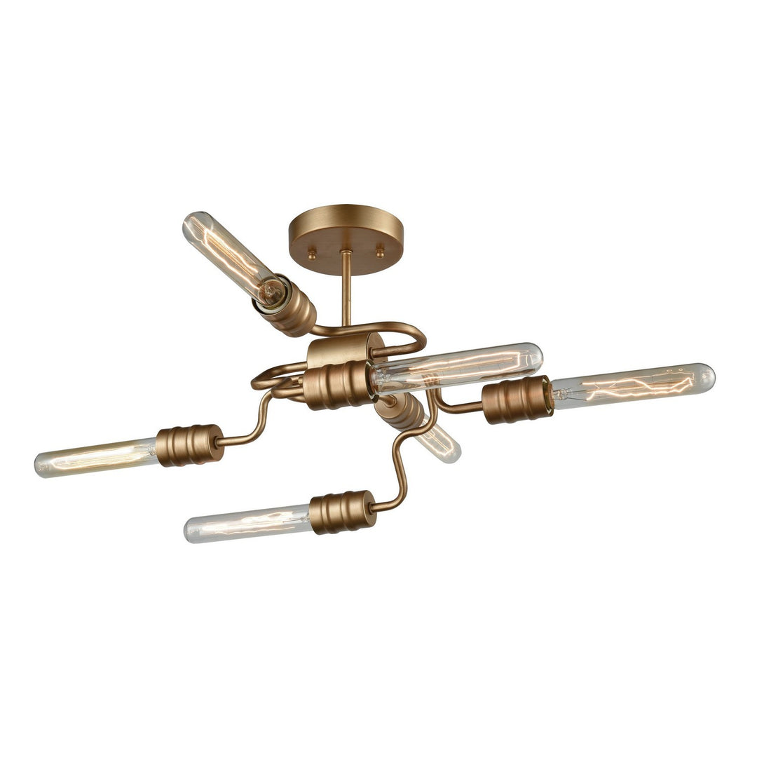 Elk Transit 32990/6 Ceiling Light - Matte Gold
