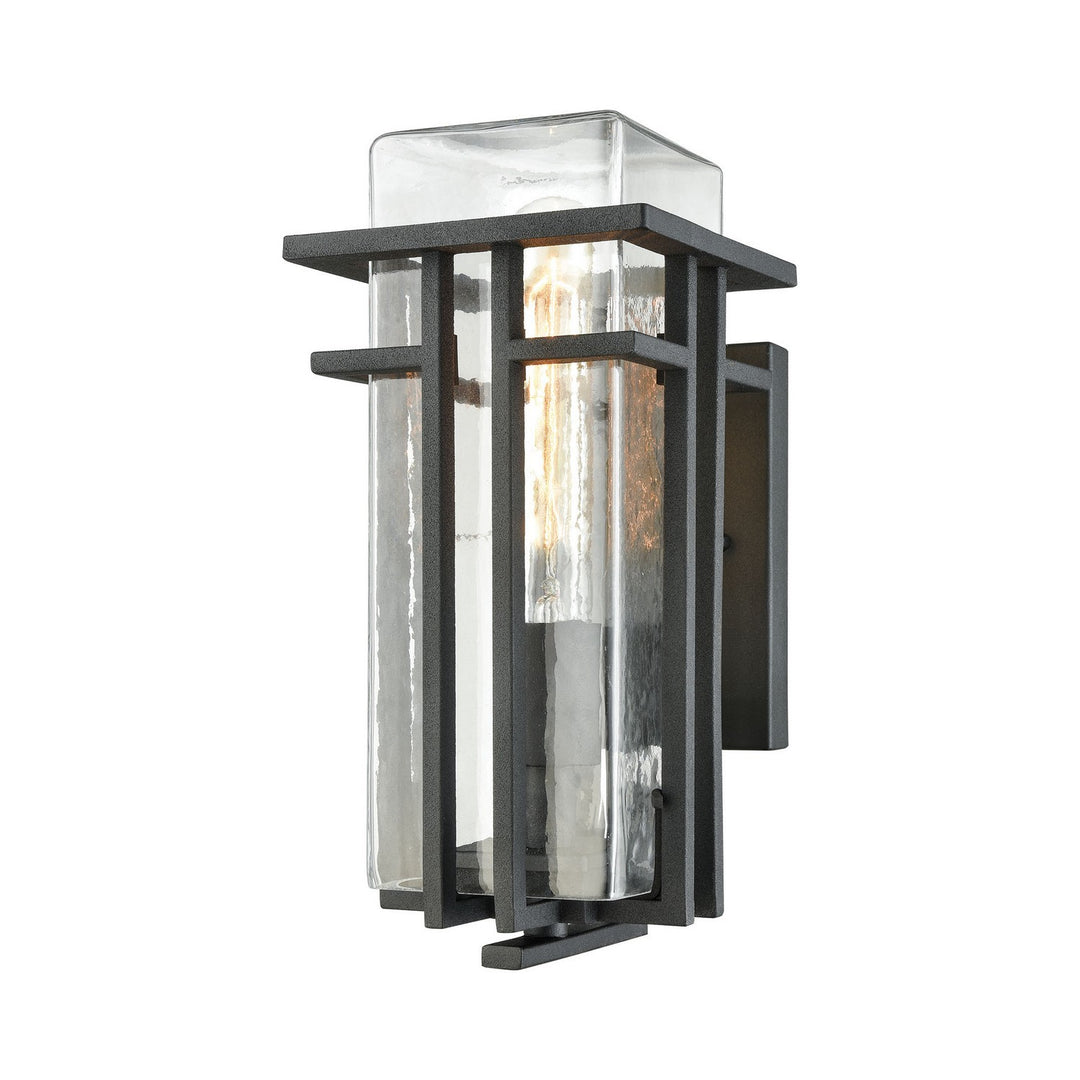 Elk Lighting 45185/1 Modern Croftwell Outdoor Textured Matte Black