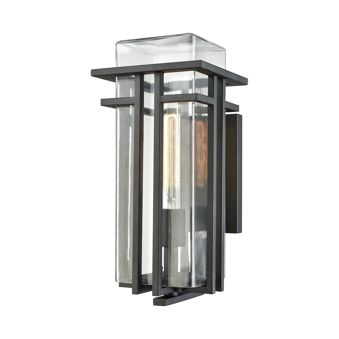Elk Lighting 45186/1 Modern Croftwell Outdoor Textured Matte Black