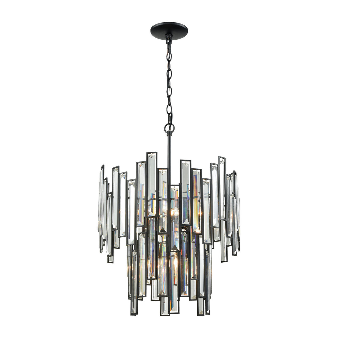 Elk Lineo 46195/6 Chandelier Light - Matte Black