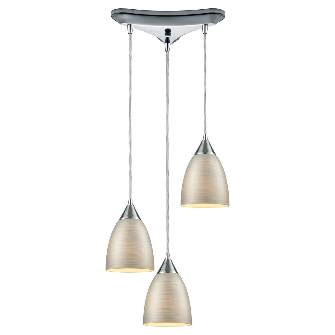 Elk Merida 56530/3 Pendant Light - Polished Chrome