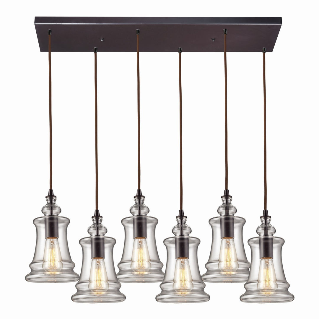 Elk Menlow Park 60042-6RC Pendant Light - Oiled Bronze