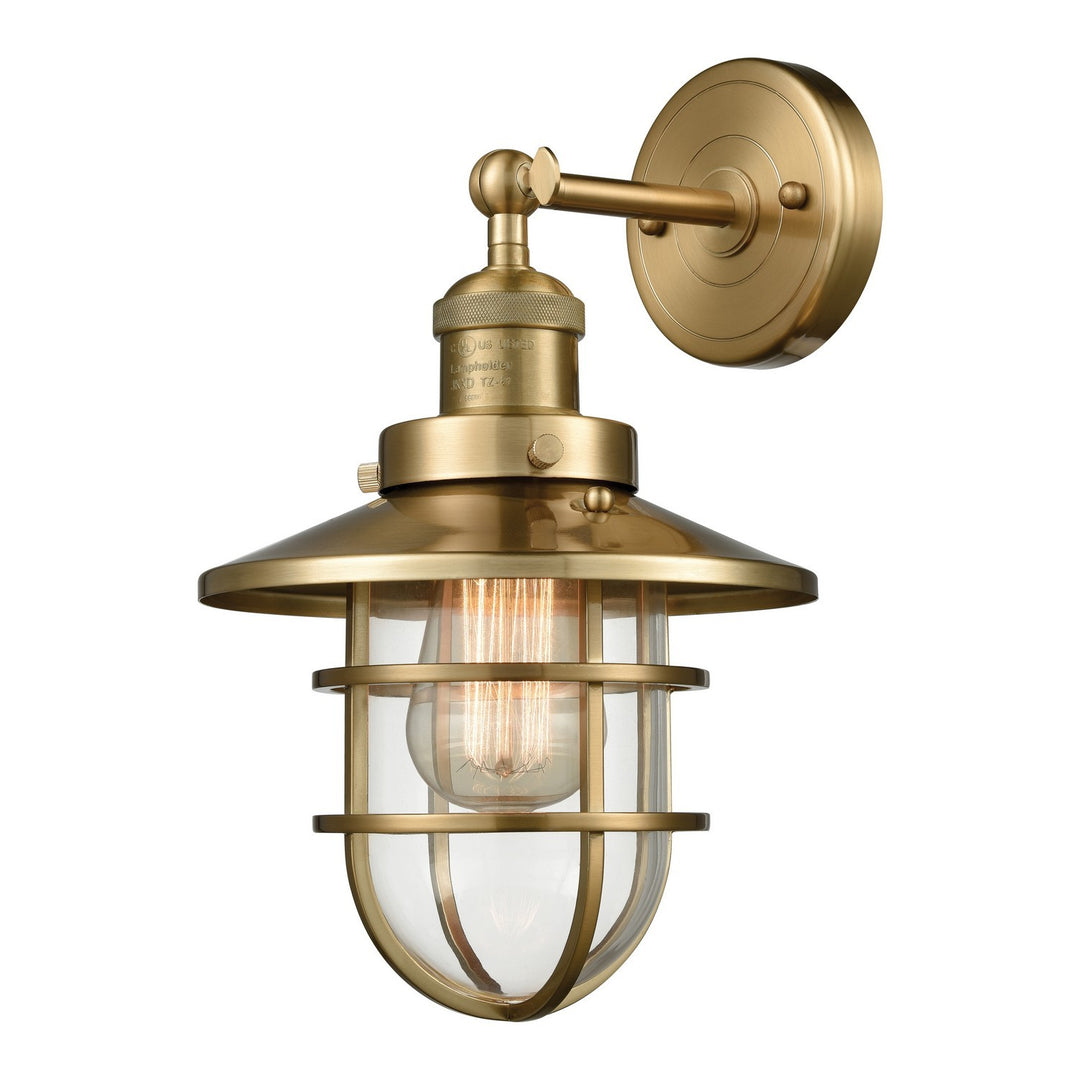 Elk Seaport 66386-1 Wall Sconce Light - Satin Brass