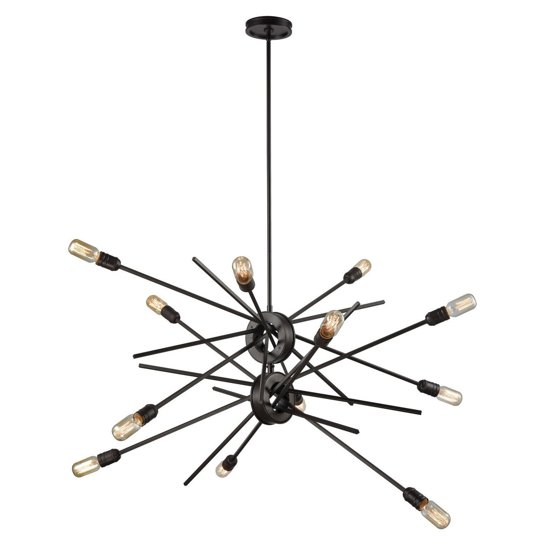 Elk Xenia 66915/12 Chandelier Light - Oil Rubbed Bronze