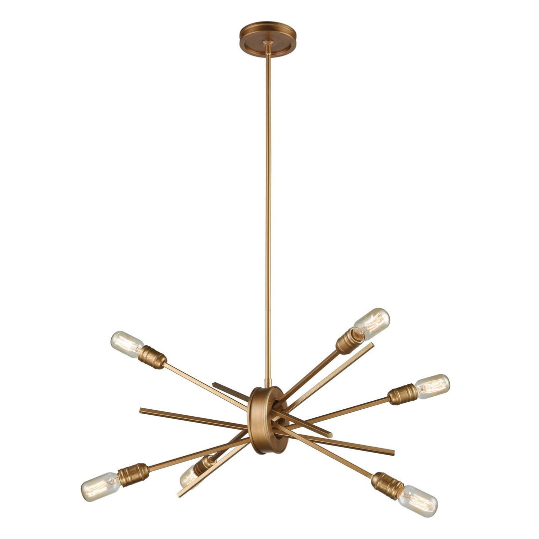 Elk Xenia 66974/6 Chandelier Light - Matte Gold