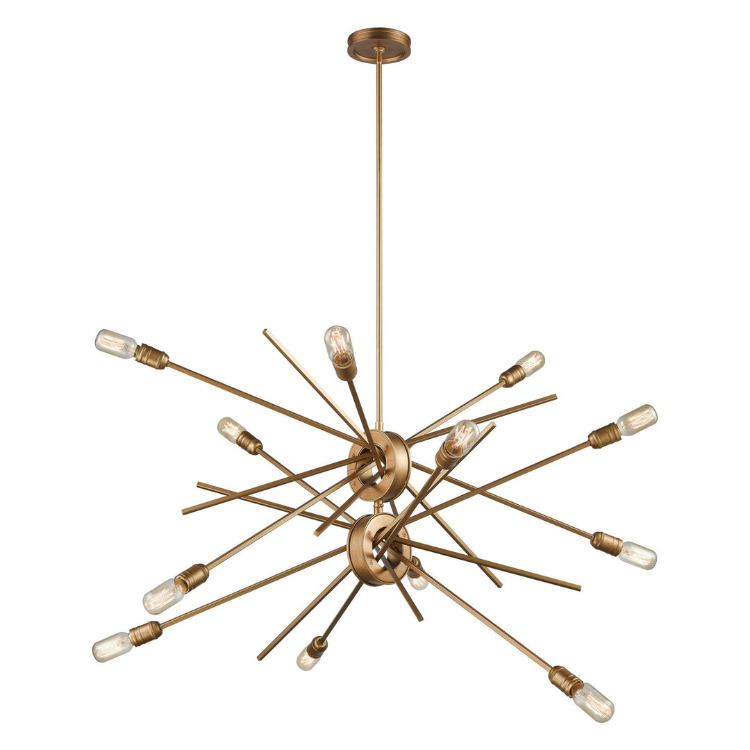 Elk Xenia 66975/12 Chandelier Light - Matte Gold