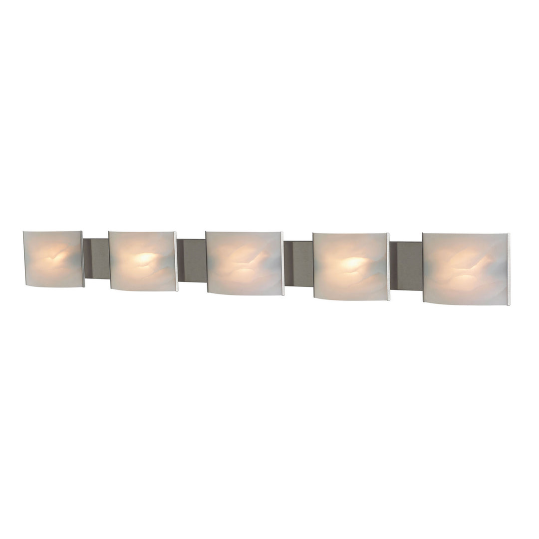 Elk Pannelli BV715-6-16 Bath Vanity Light 52 in. wide - Stainless Steel