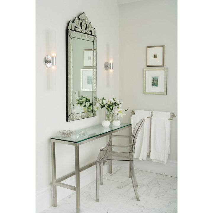 Elk Long Cylinder BV821-10-15 Bath Vanity Light 5 in. wide - Chrome