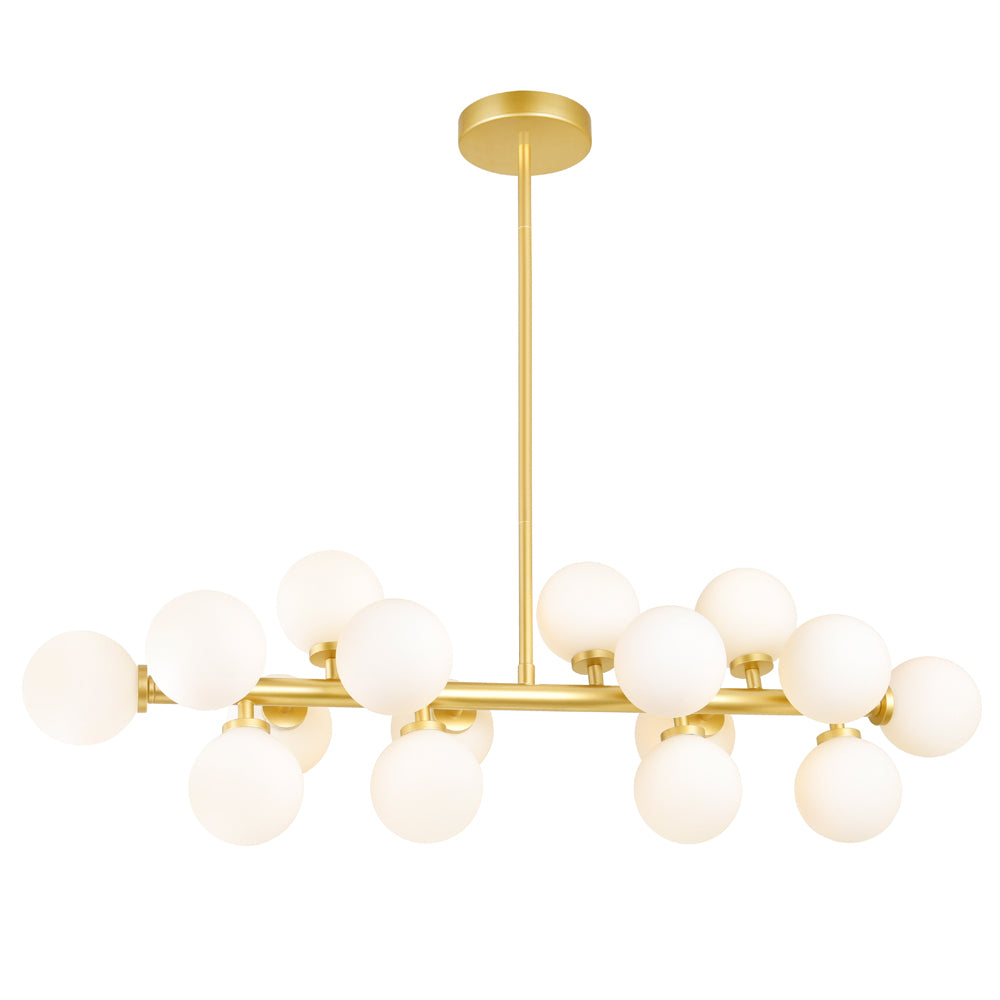 CWI Arya 1020p36-16-602 Pendant Light - Satin Gold