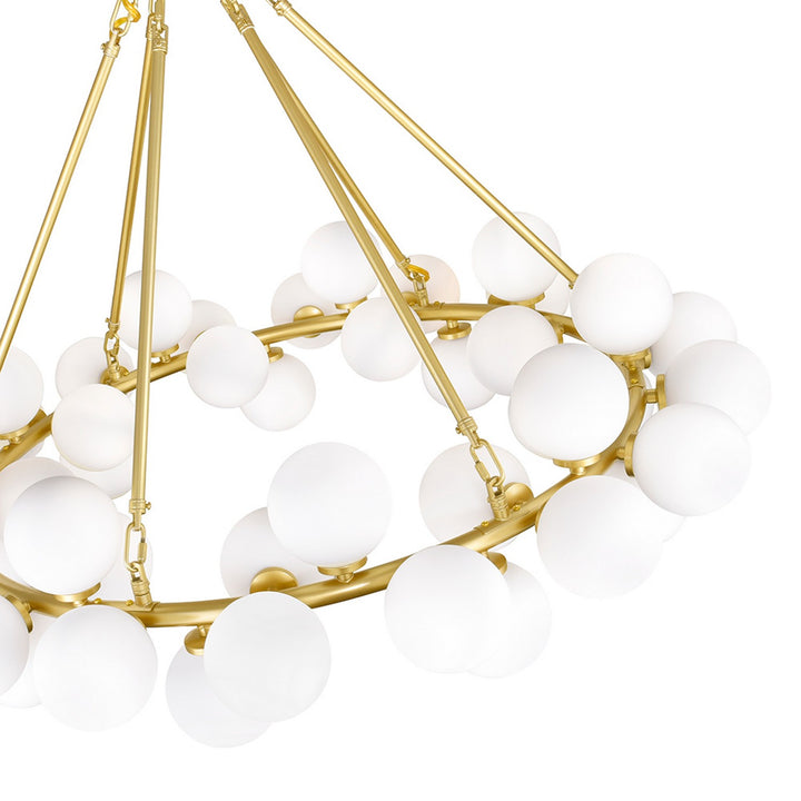 CWI Arya 1020p39-70-602 Chandelier Light - Satin Gold