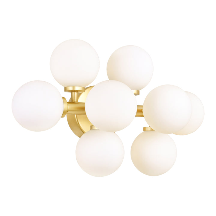 CWI Arya 1020w18-8-602 Bath Vanity Light 8 in. wide - Satin Gold