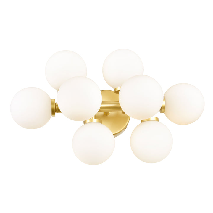 CWI Arya 1020w18-8-602 Bath Vanity Light 8 in. wide - Satin Gold