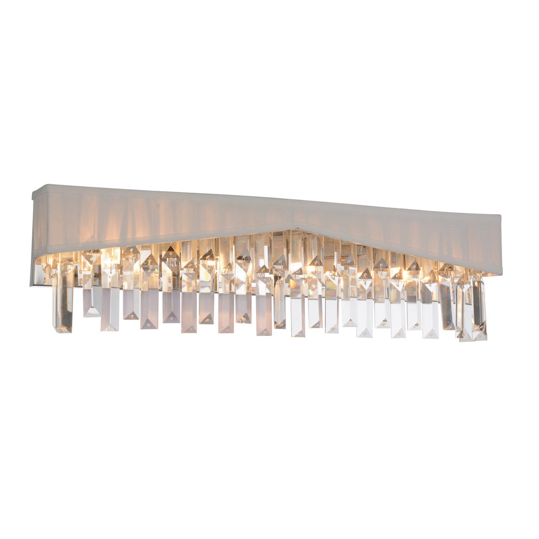 CWI Havely 5674w24c-w Wall Sconce Light - Chrome