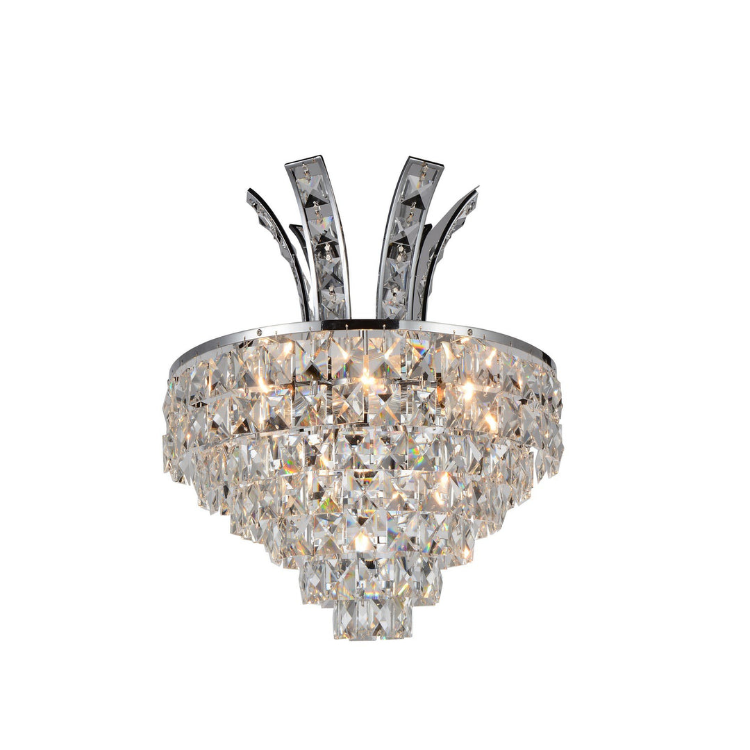 CWI Chique 5685w12c Wall Sconce Light - Chrome