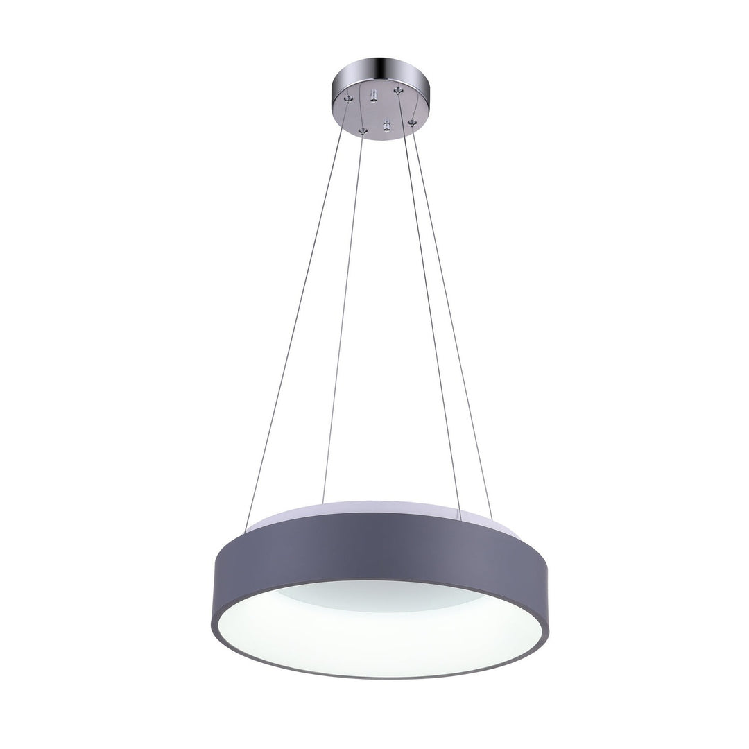 CWI Arenal 7103p18-1-167 Pendant Light - Grey & White