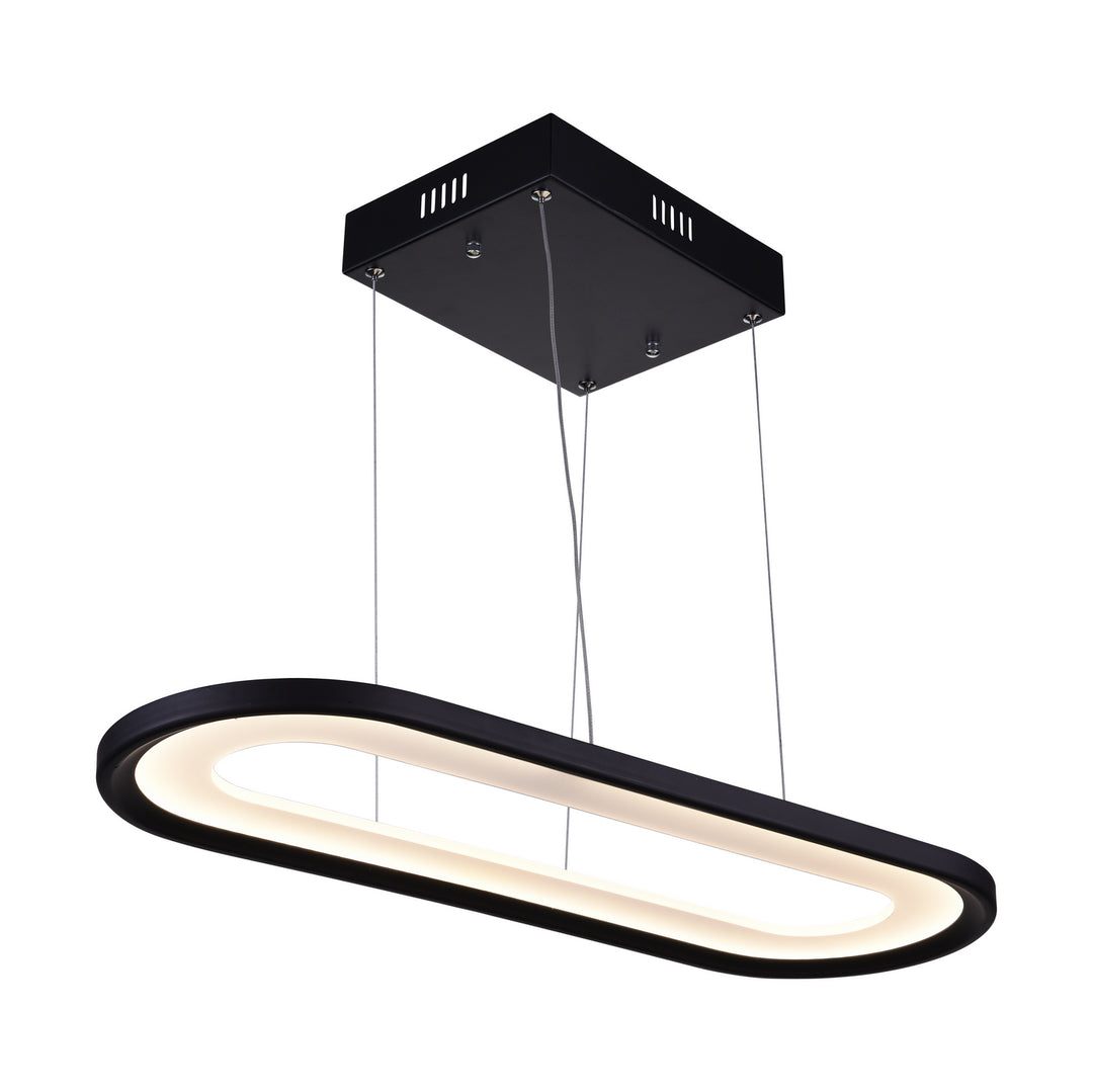 CWI Capel 7111p27-101 Pendant Light - Black