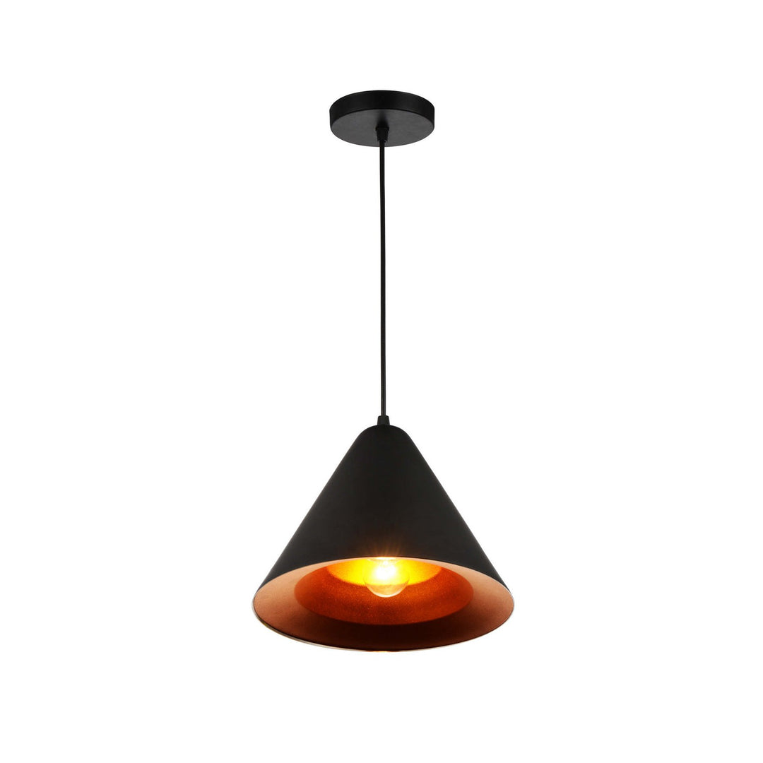 CWI Keila 9666p10-1-143 Pendant Light - Black / Gold