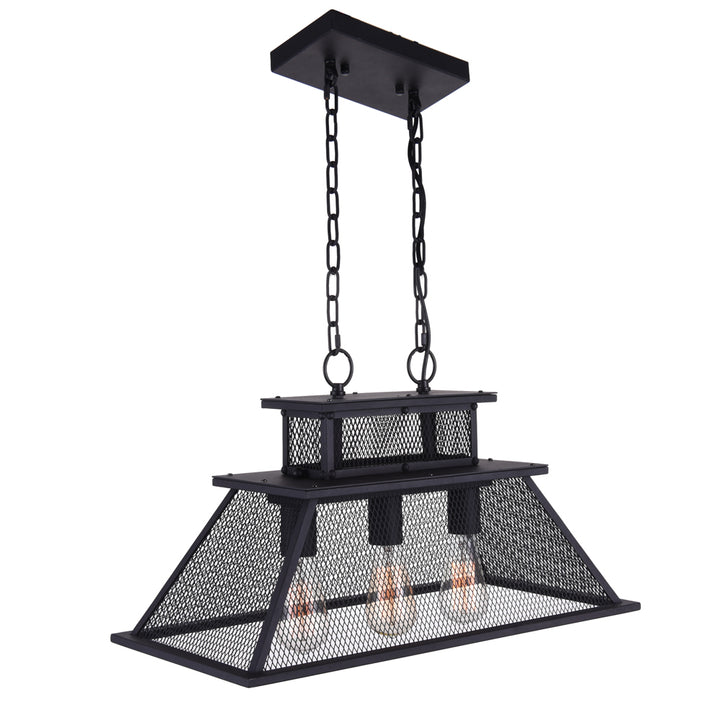 CWI Savill 9745p24-3-219 Pendant Light - Reddish Black