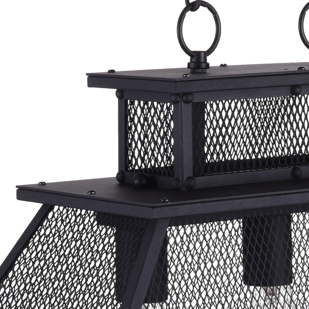 CWI Savill 9745p24-3-219 Pendant Light - Reddish Black
