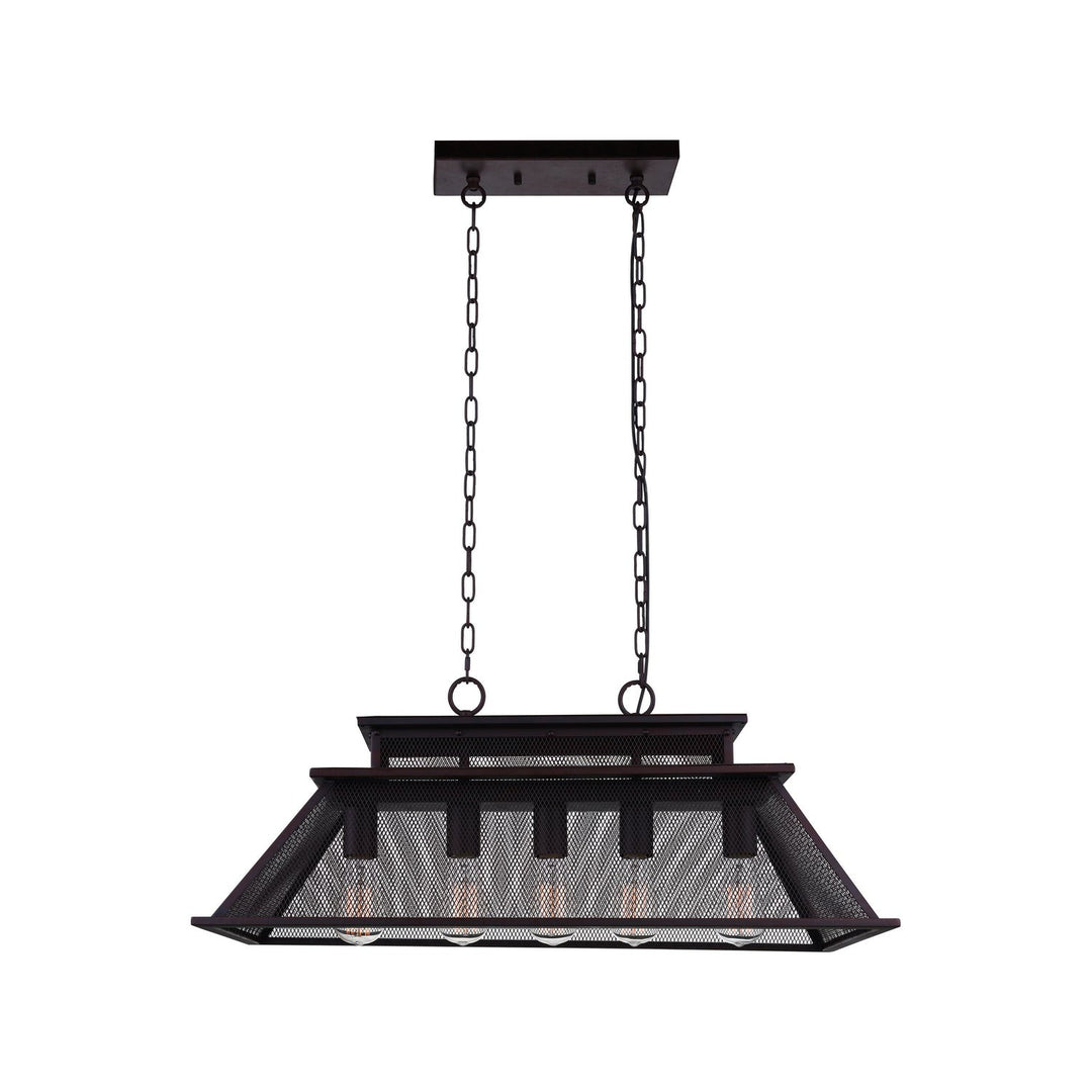 CWI Savill 9745p32-5-219 Pendant Light - Reddish Black