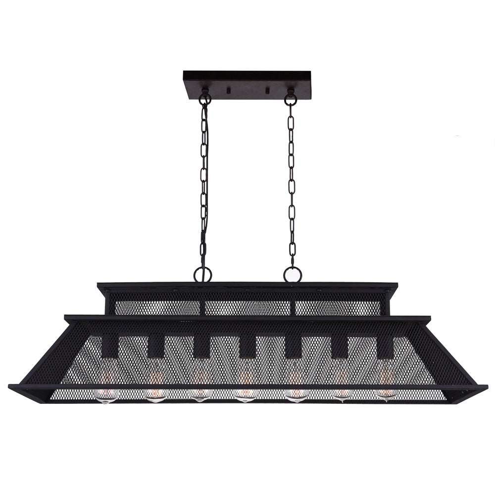 CWI Savill 9745p44-7-219 Pendant Light - Reddish Black