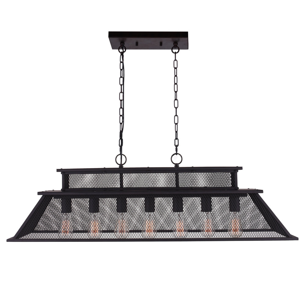 CWI Savill 9745p44-7-219 Pendant Light - Reddish Black