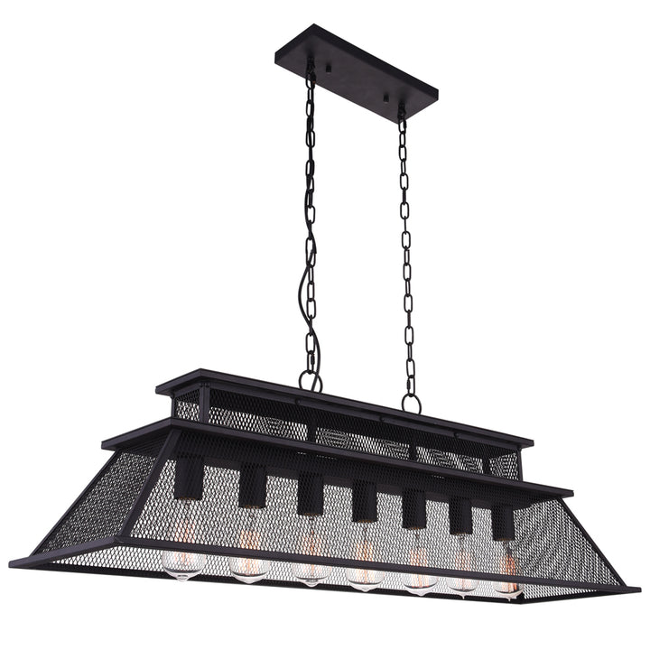 CWI Savill 9745p44-7-219 Pendant Light - Reddish Black