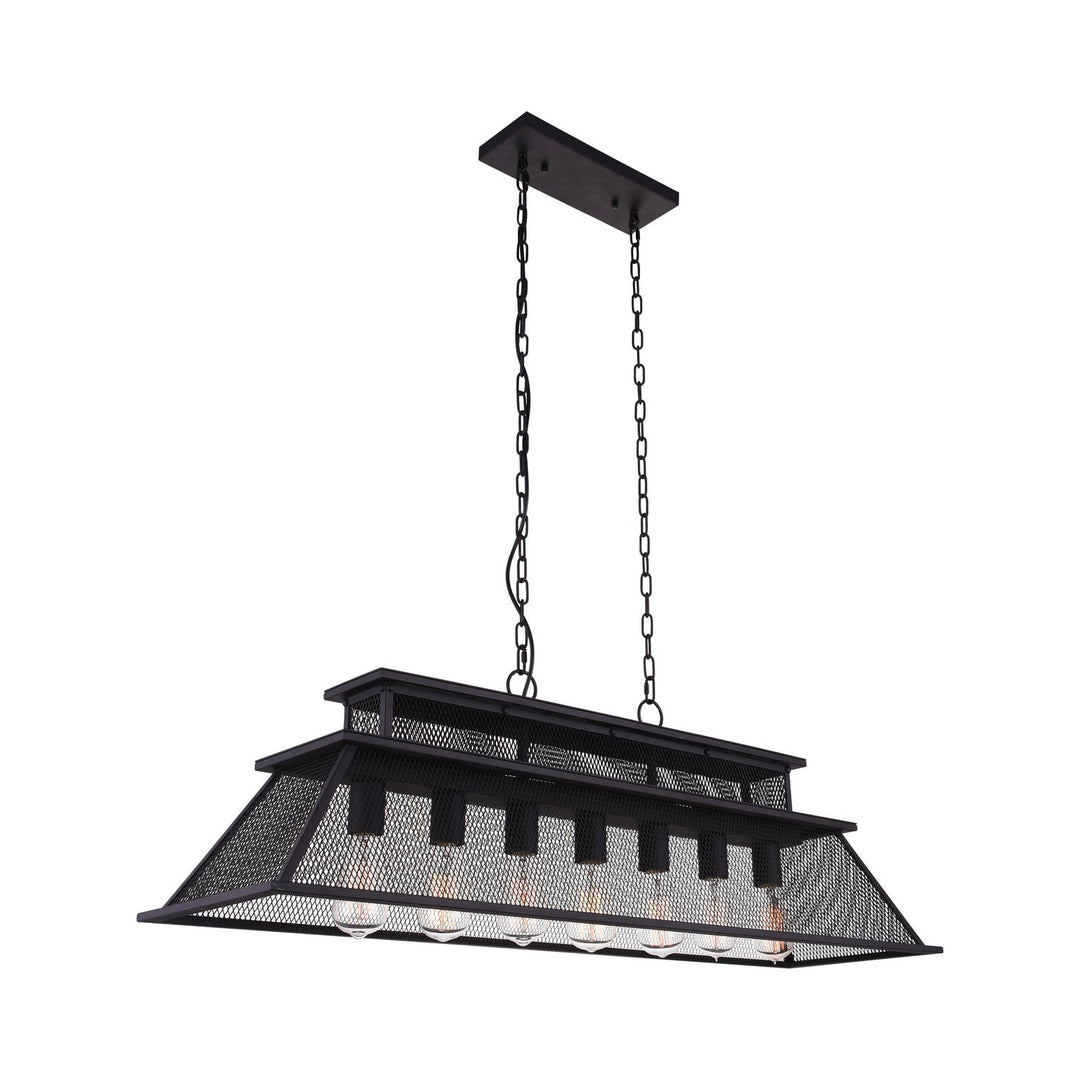 CWI Savill 9745p44-7-219 Pendant Light - Reddish Black