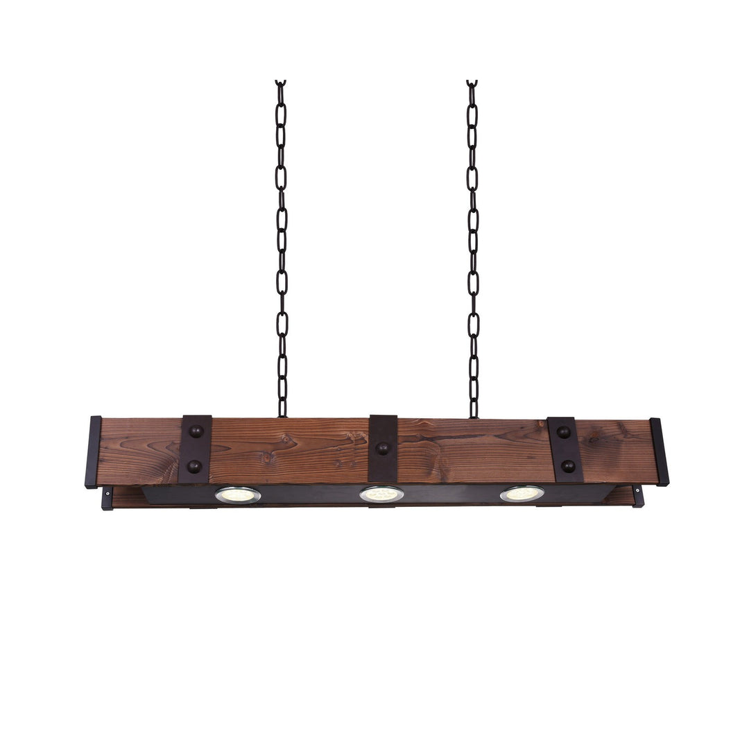 CWI Pago 9748p42-3-101 Pendant Light - Black