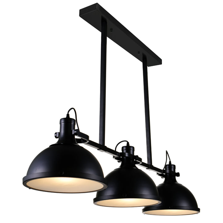 CWI Strum 9760p50-3-101 Pendant Light - Black