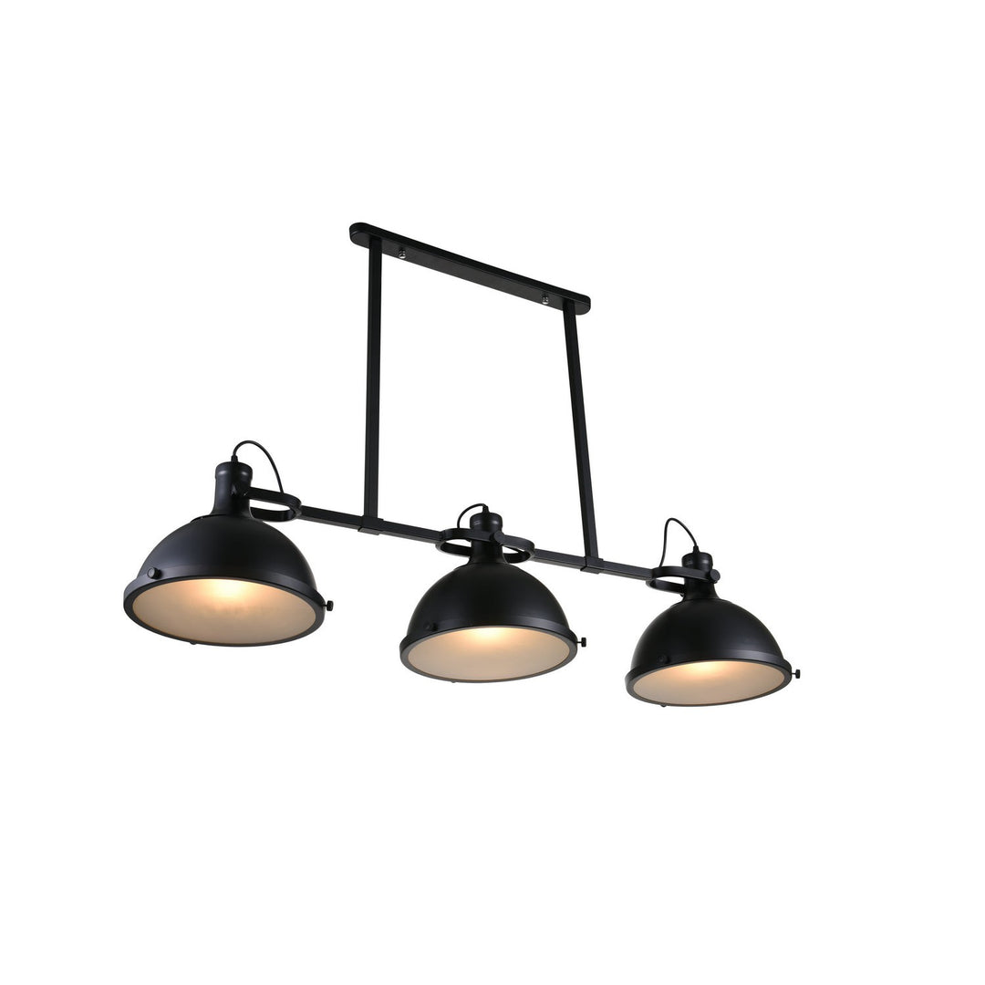 CWI Strum 9760p50-3-101 Pendant Light - Black