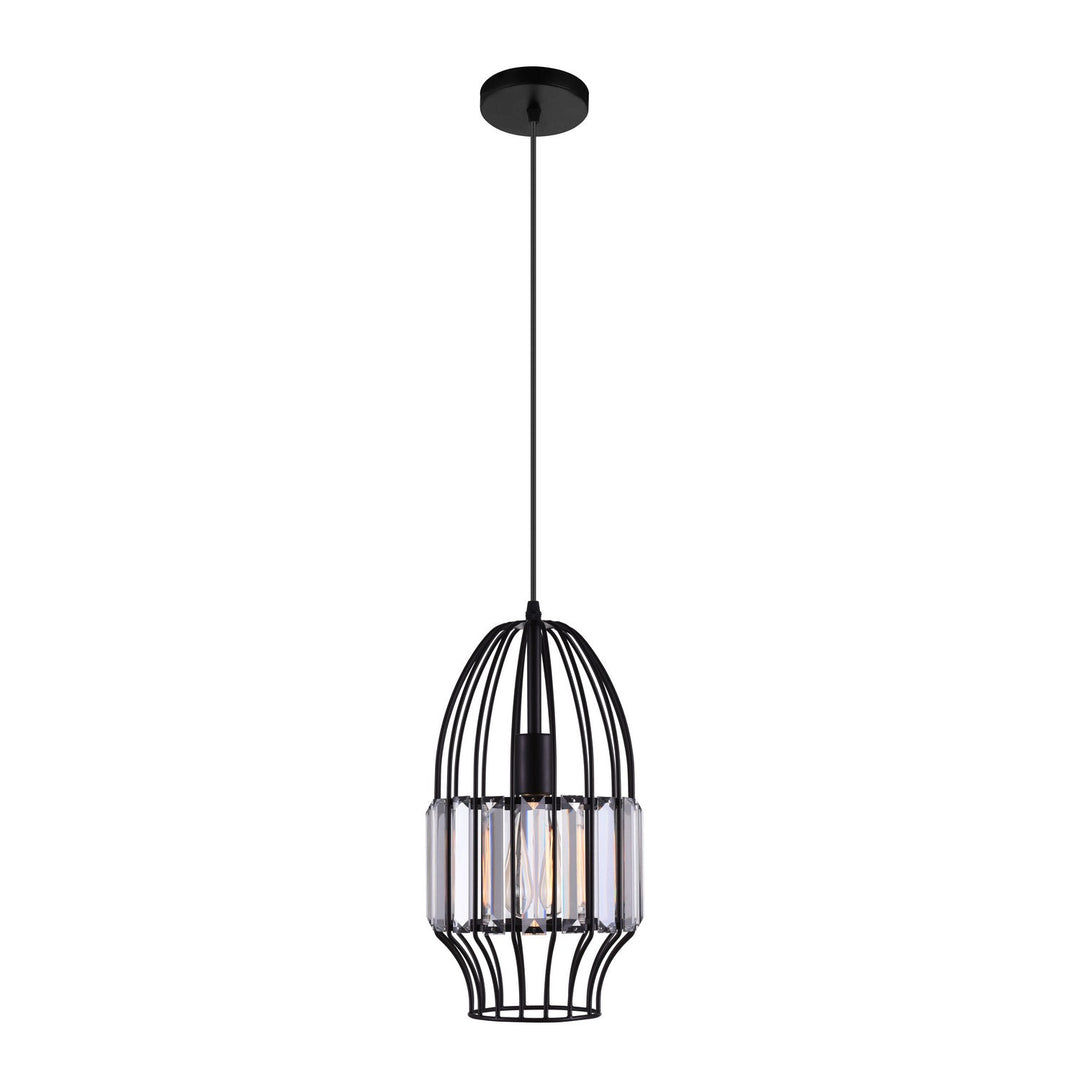 CWI Alethia 9942p7-1-101 Pendant Light - Black