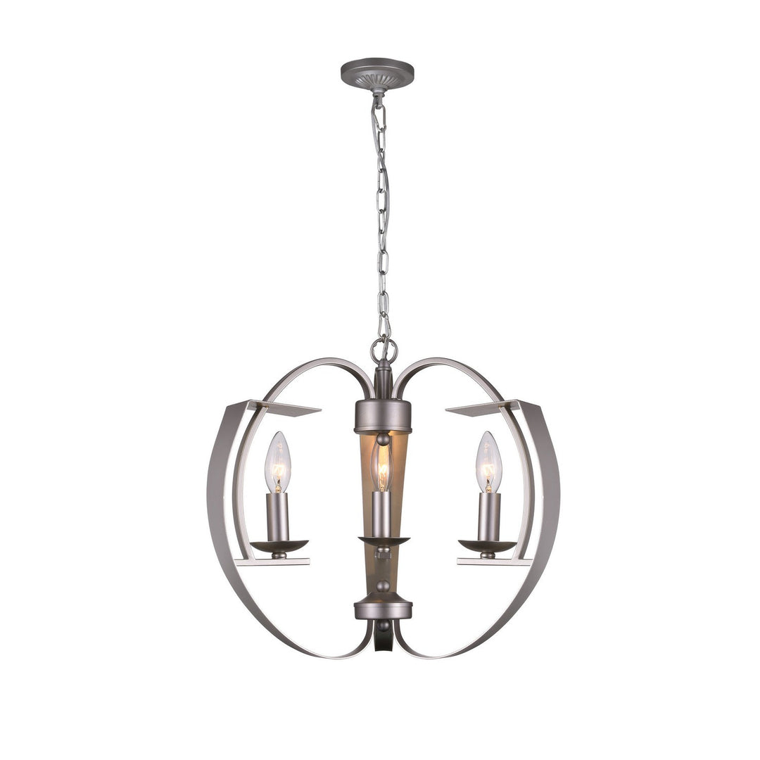 CWI Verbena 9950p16-3-221 Chandelier Light - Pewter